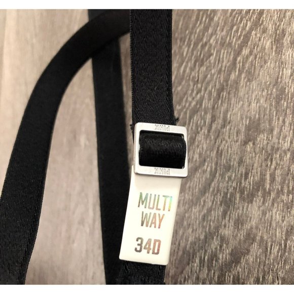 NWT Victoria's Secret VS PINK 34D Galaxy Multi Way Bustier Bra with Lace - Picture 4 of 12